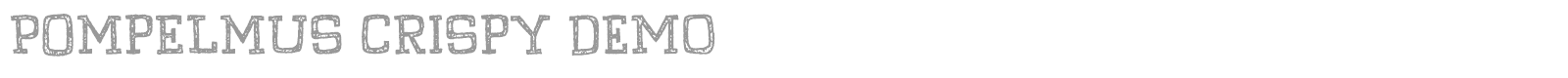 Pompelmus Crispy font preview